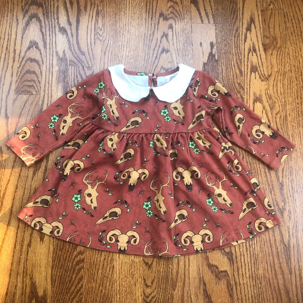 Animal Skulls Dress 18-24 Months